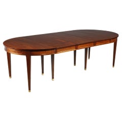 Antique Louis XVI style Mahogany extensible table 