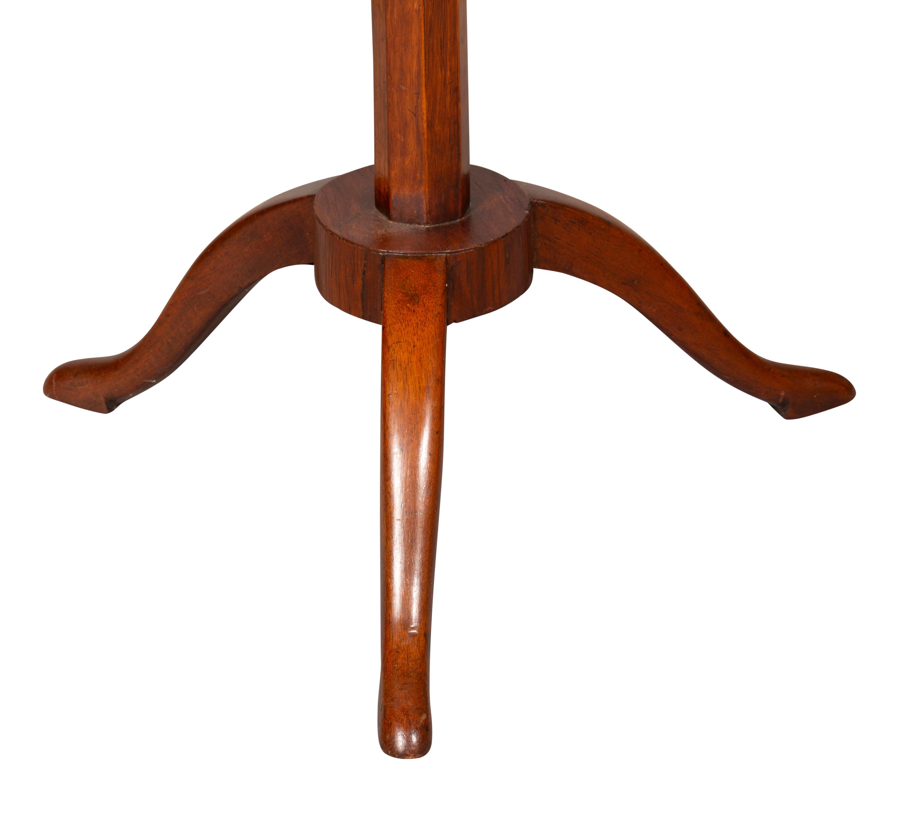 Louis XVI Style Mahogany Floor Lamp In Good Condition For Sale In Essex, MA