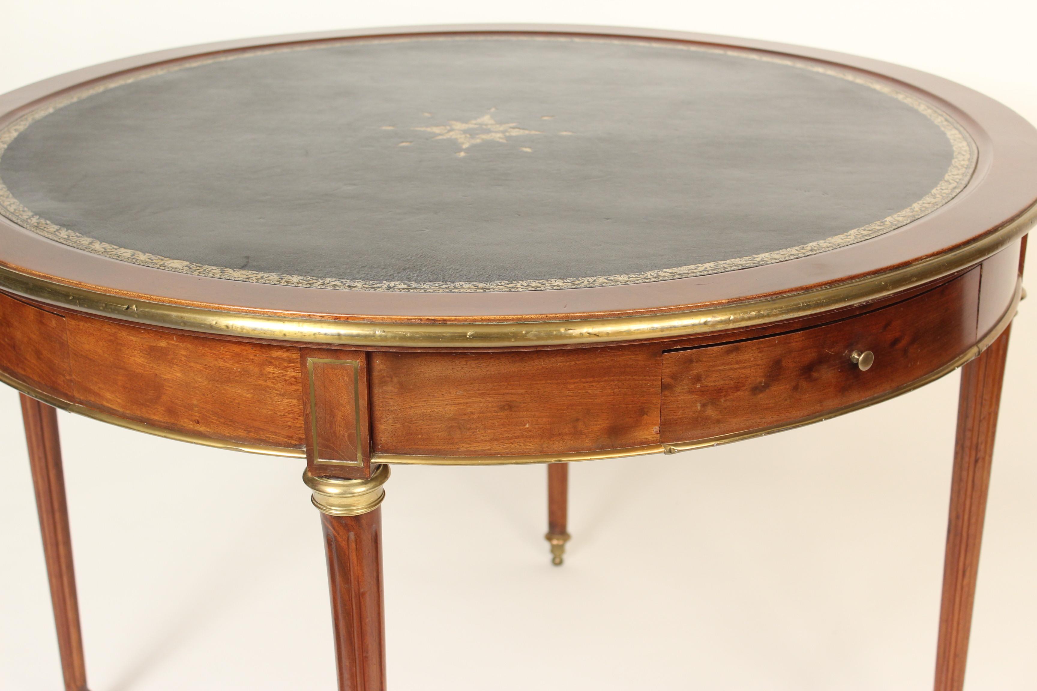 Louis XVI Style Mahogany Games Table In Good Condition In Laguna Beach, CA