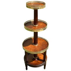 Louis XVI Style Mahogany Mute Servant, 19th Century