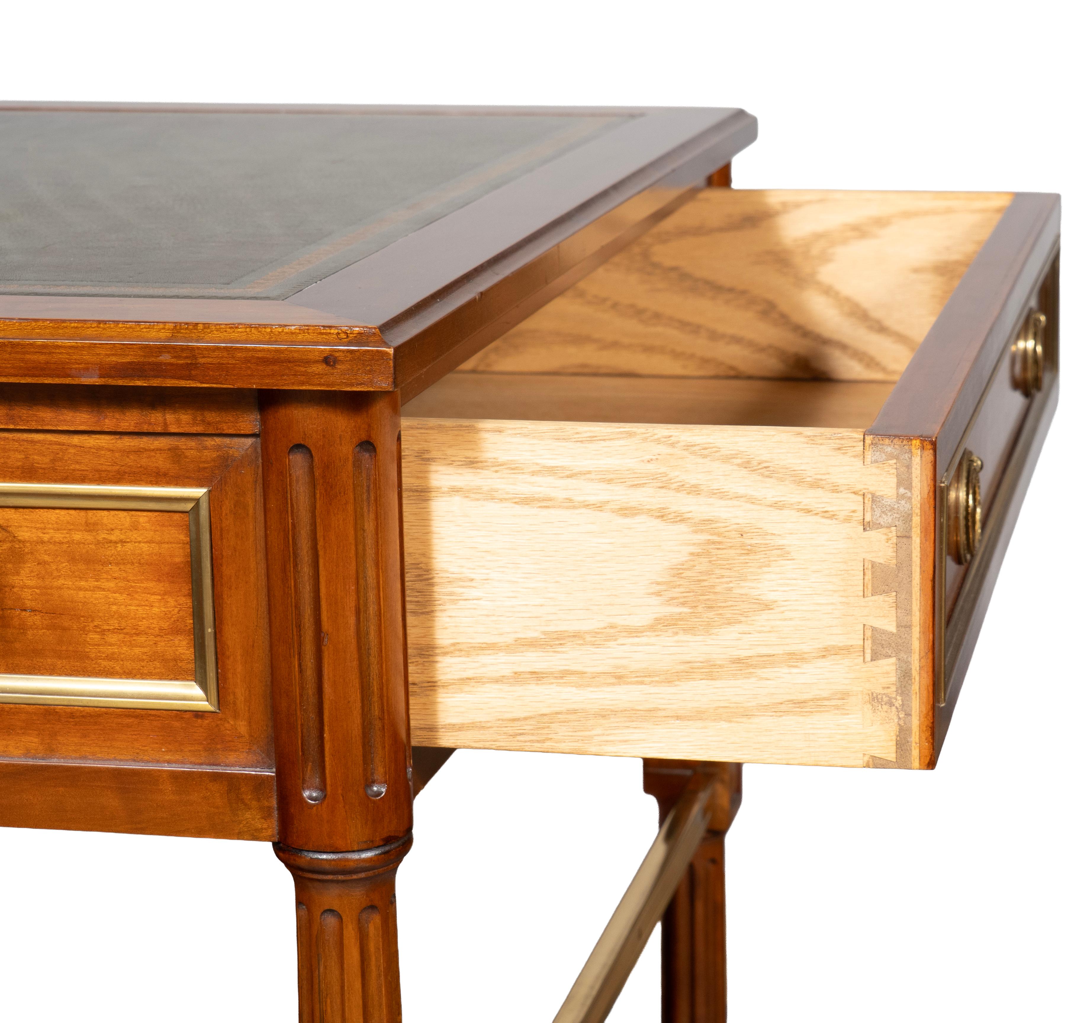 Louis XVI Style Mahogany Table By Frederick P. Victoria For Sale 5