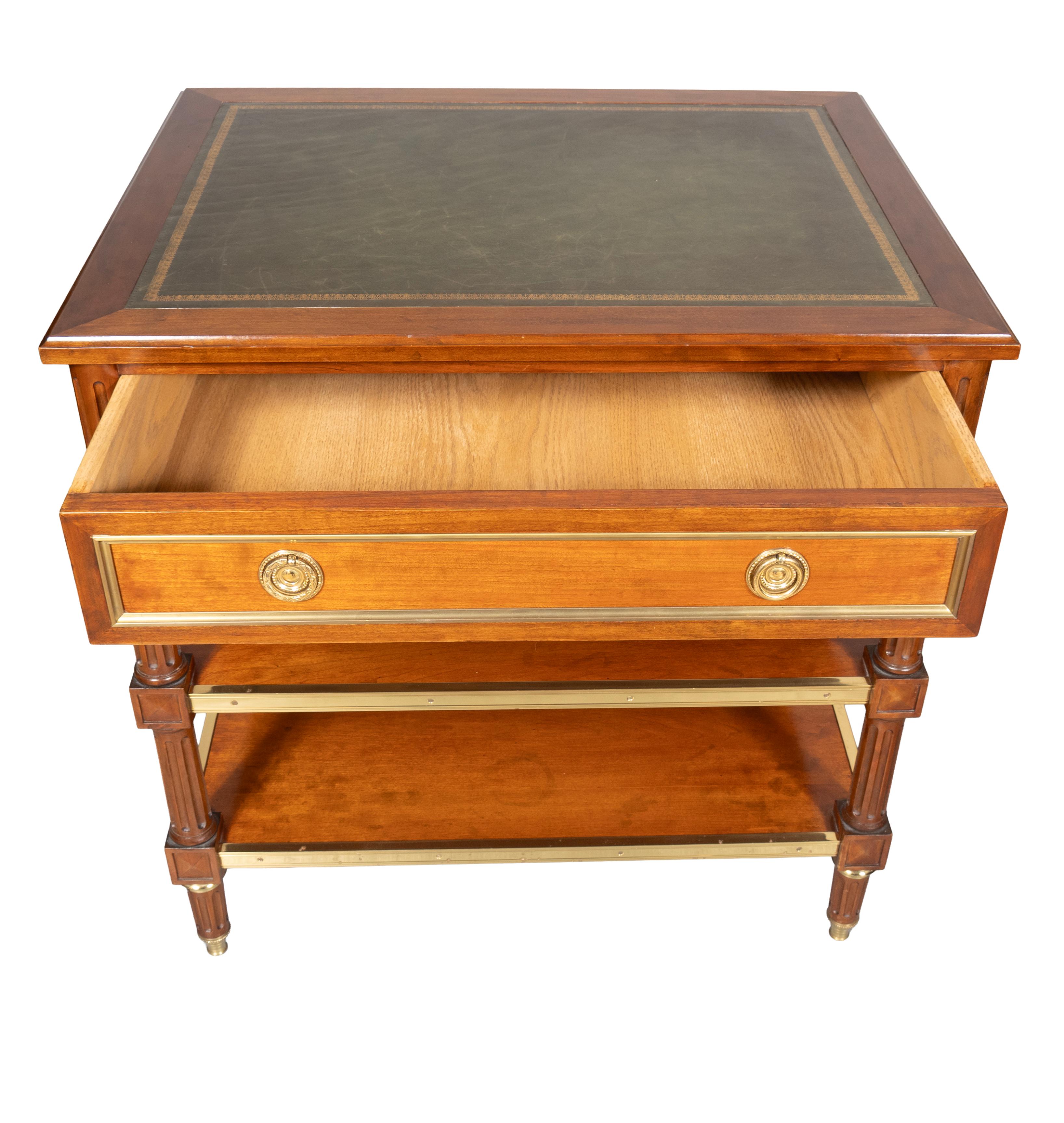Louis XVI Style Mahogany Table By Frederick P. Victoria For Sale 2