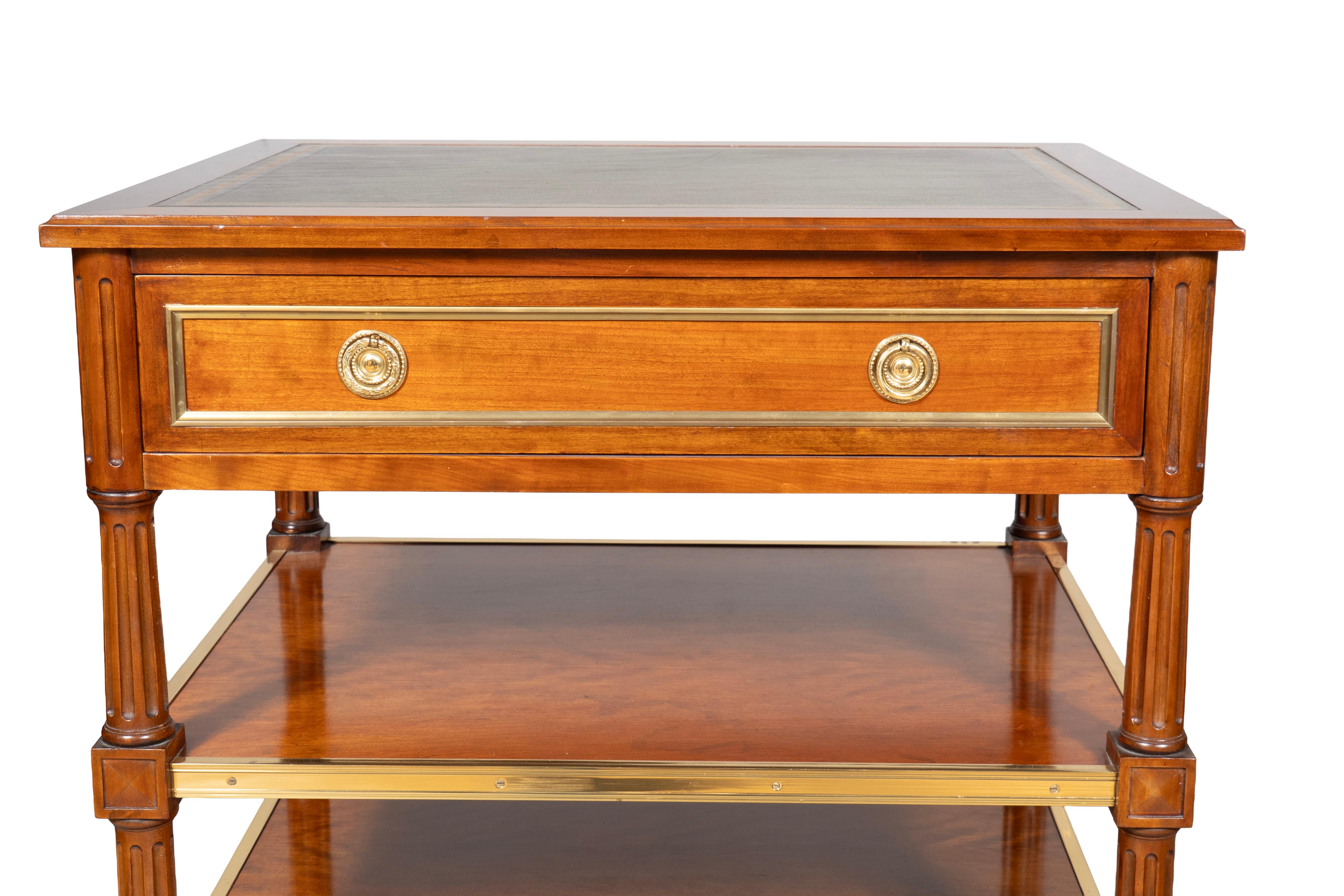Louis XVI Style Mahogany Table By Frederick P. Victoria For Sale 3