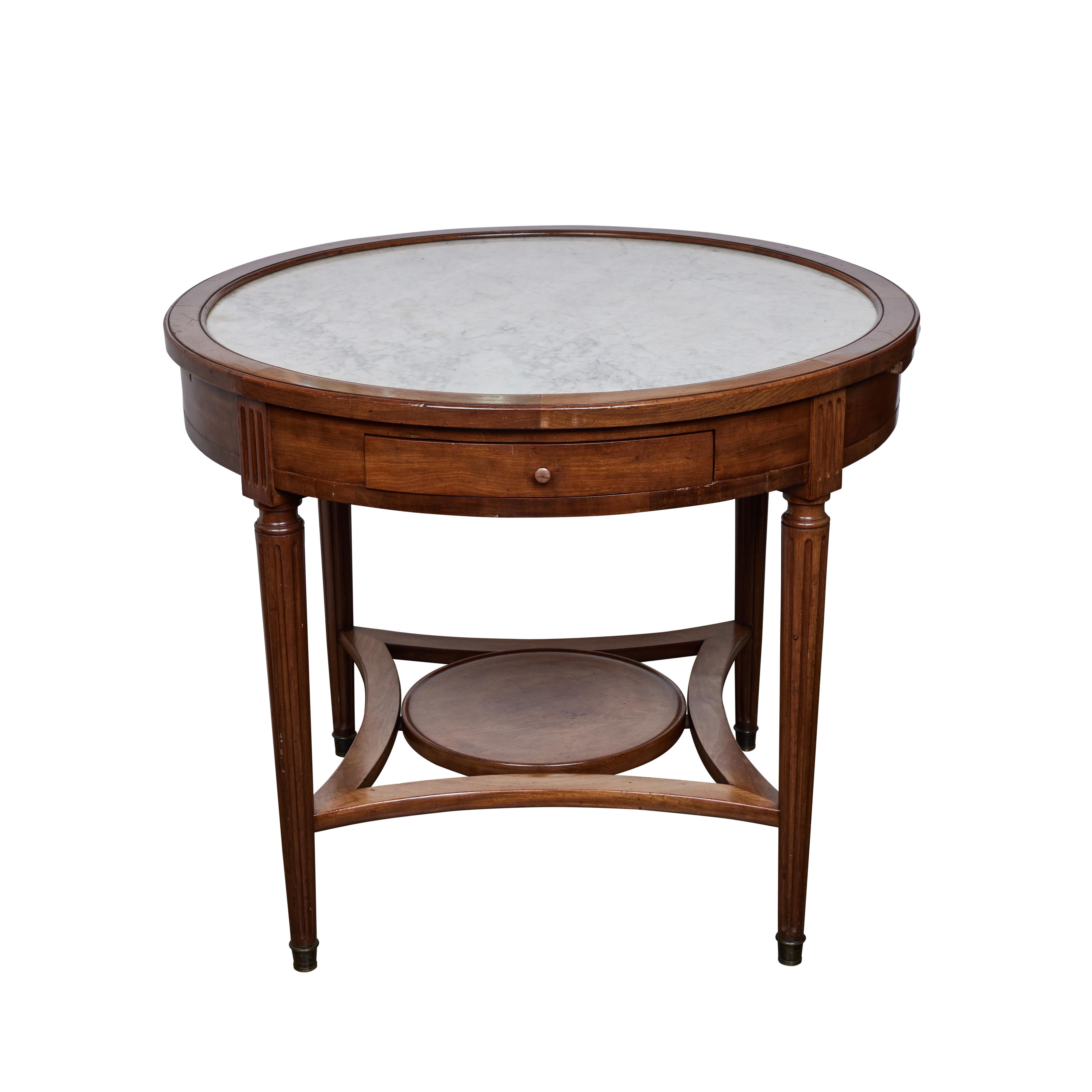 Hand-Carved Louis XVI Style Mahogany Table