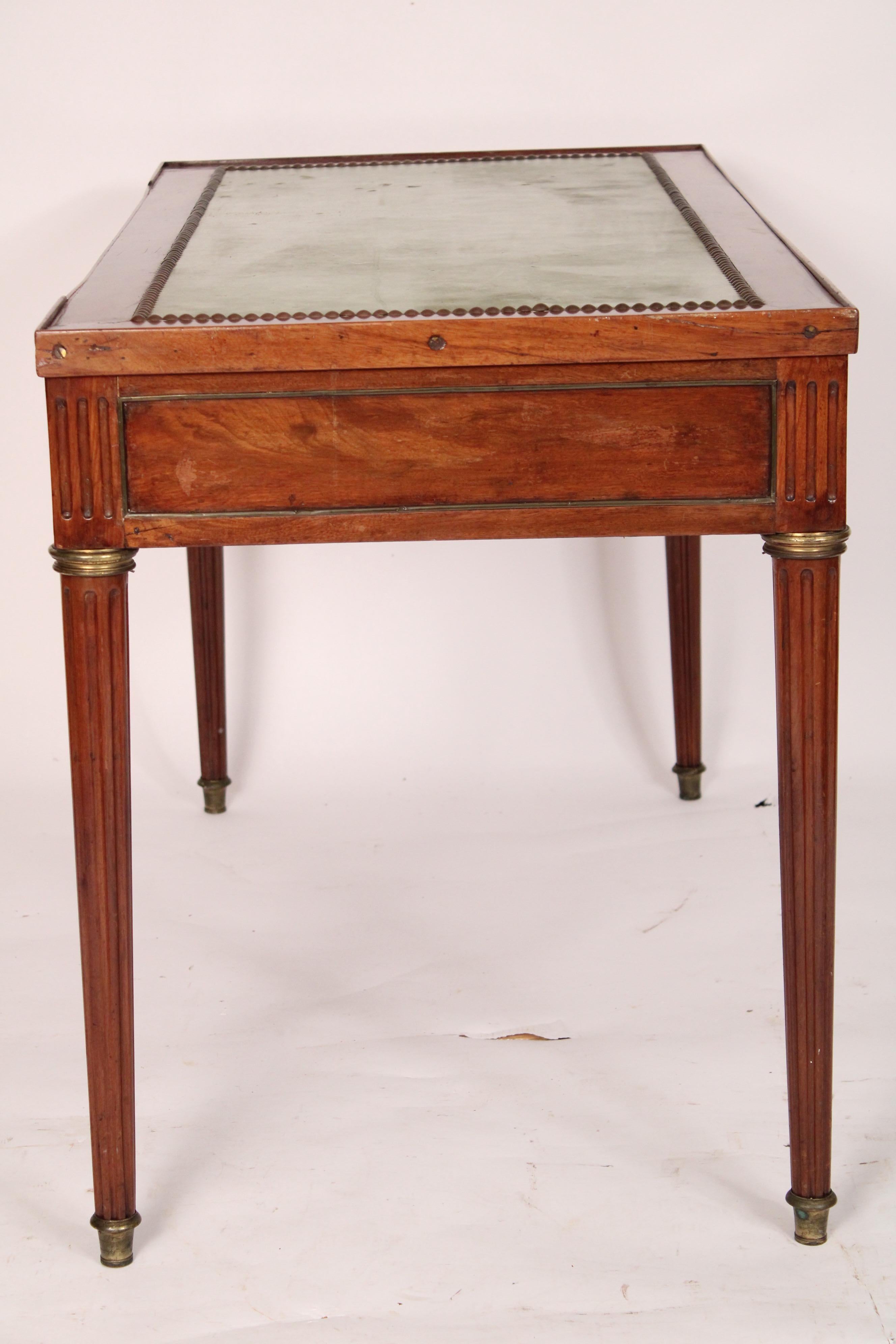 Louis XVI style Mahogany Tric Trac / Writing table In Good Condition For Sale In Laguna Beach, CA
