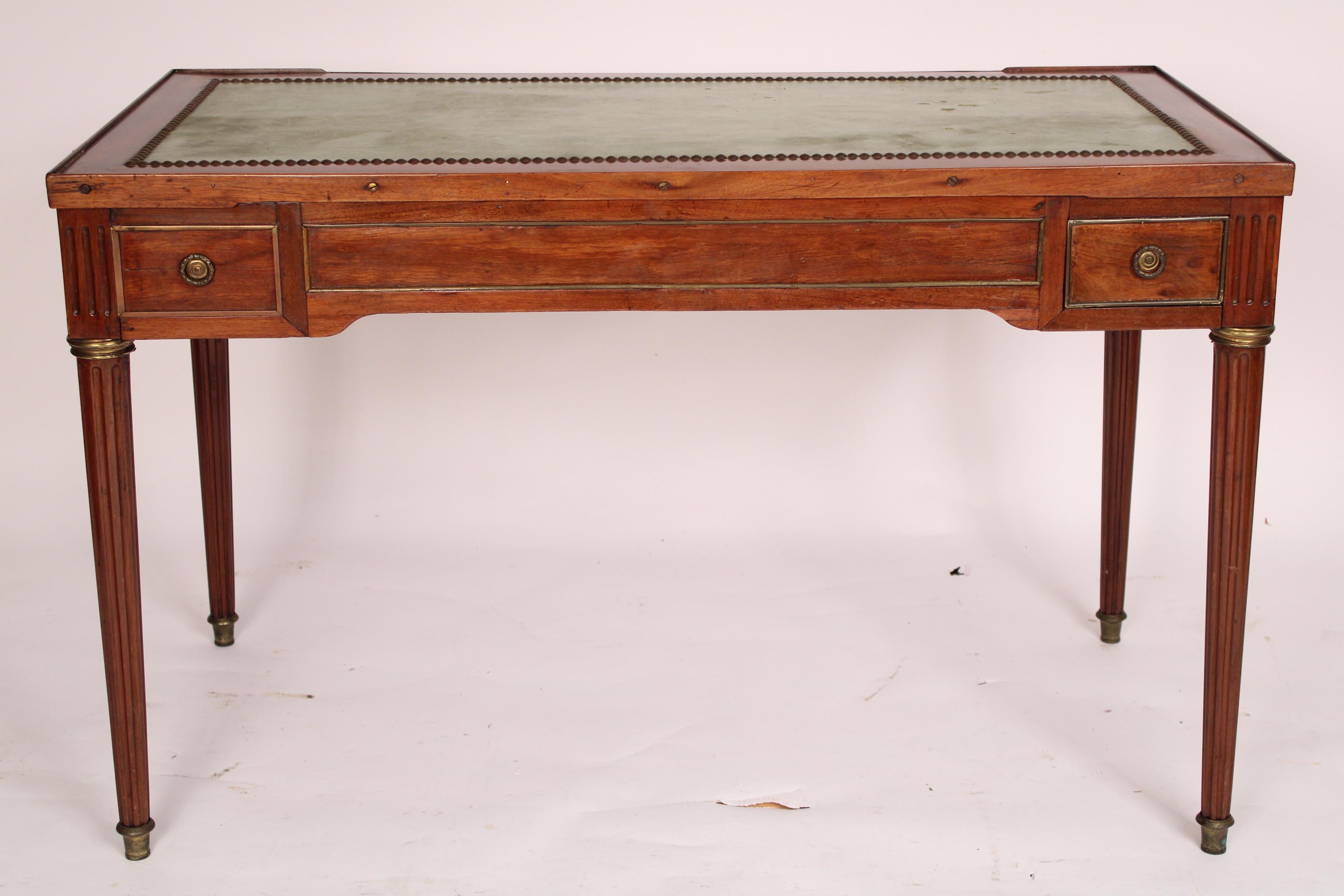 19th Century Louis XVI style Mahogany Tric Trac / Writing table For Sale