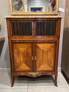 Louis XVI Style Mahogany Writing Desk Book Detail / Pull-Out Writing Surface