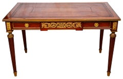Louis XVI Style Mahogany Writing Table, circa 1890