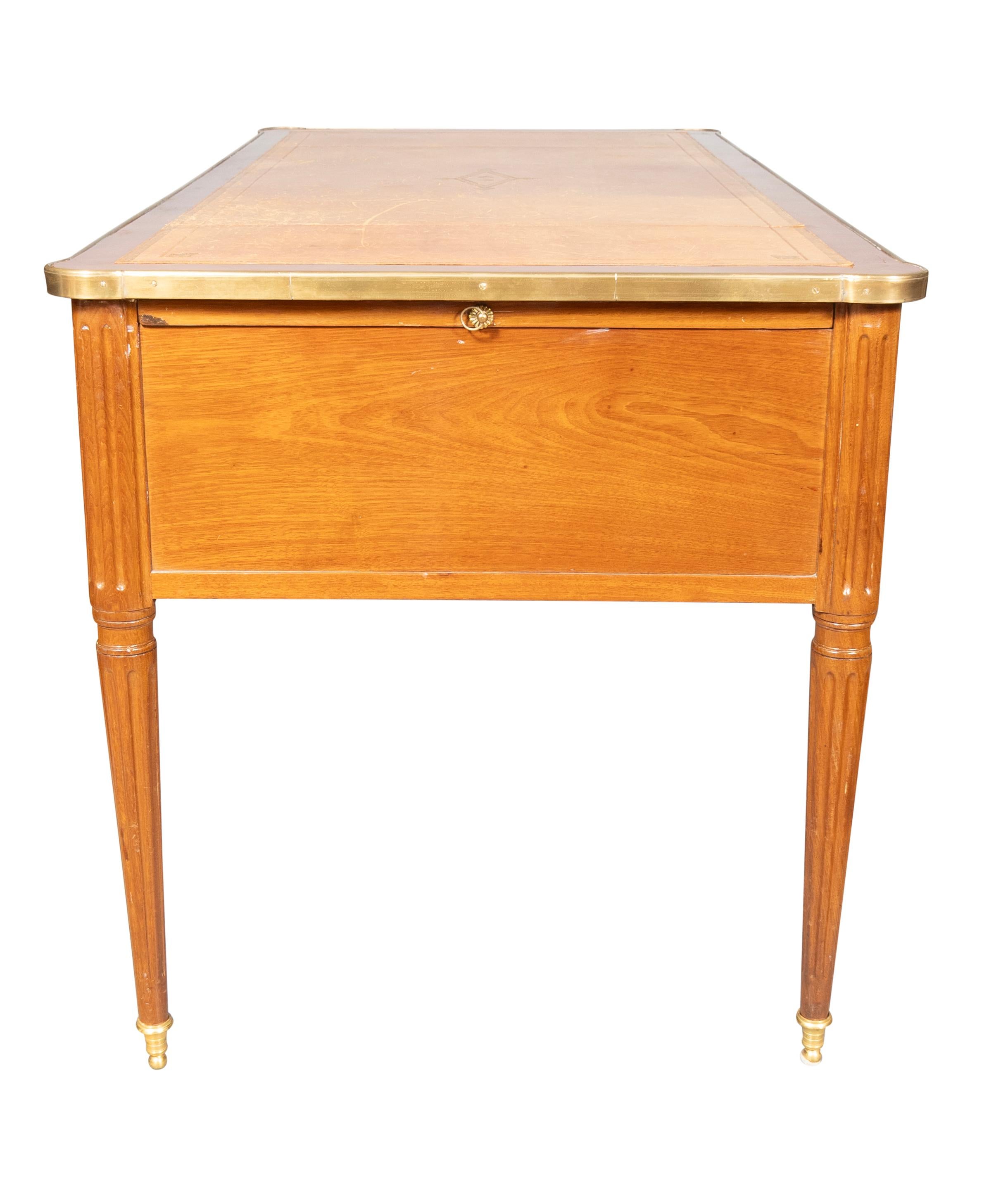 Mesa de escritorio de caoba estilo Luis XVI en Bueno estado para la venta en Essex, MA