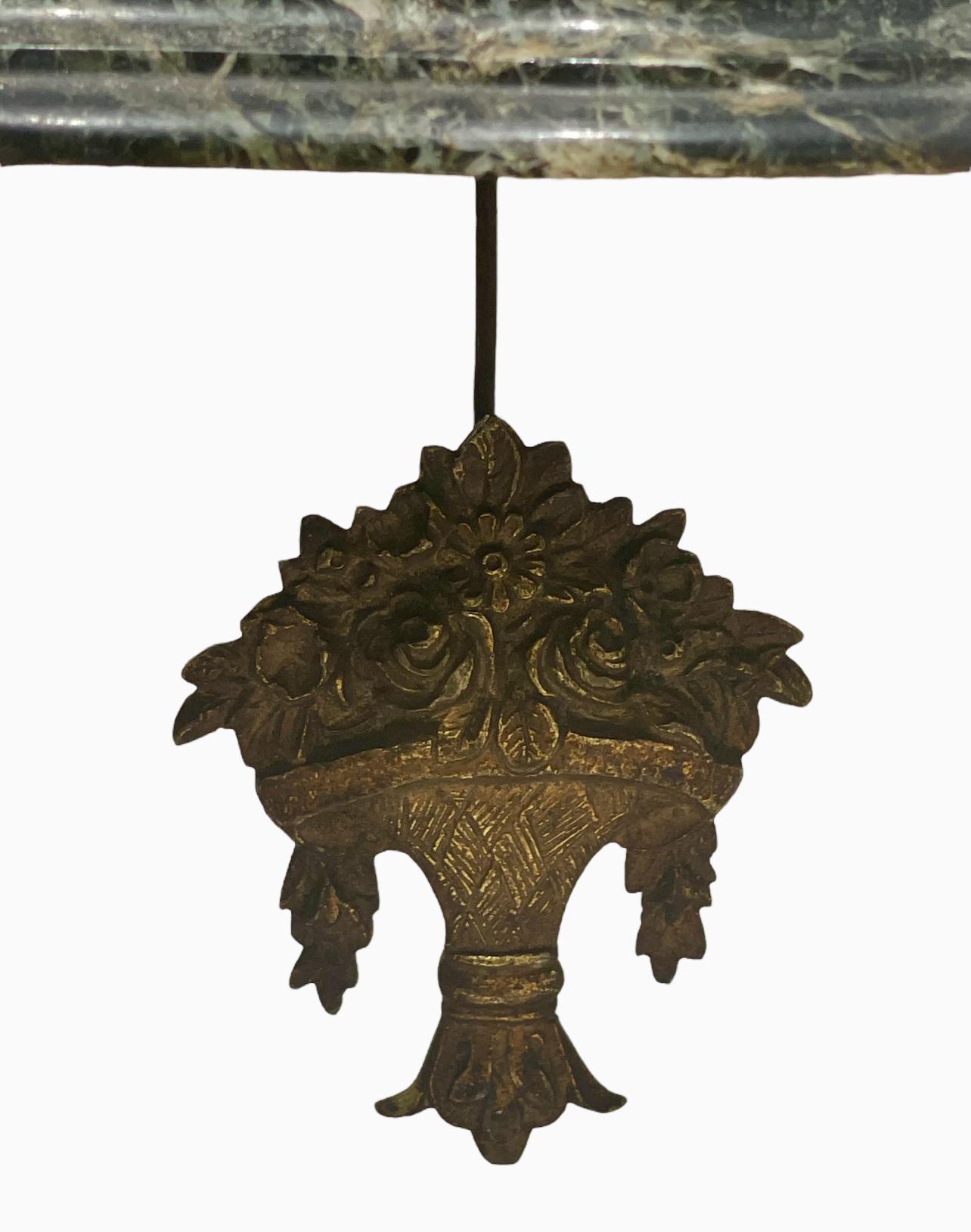 Louis XVI Style Marble Clock Set In Good Condition For Sale In Beaune, FR