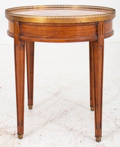 Louis XVI Style Marble Mounted Table a Bouillotte