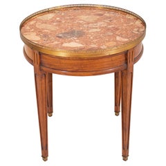 Louis XVI Style Marble Mounted Table a Bouillotte