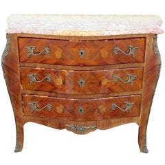 Louis XVI Style Marble-Top Commode