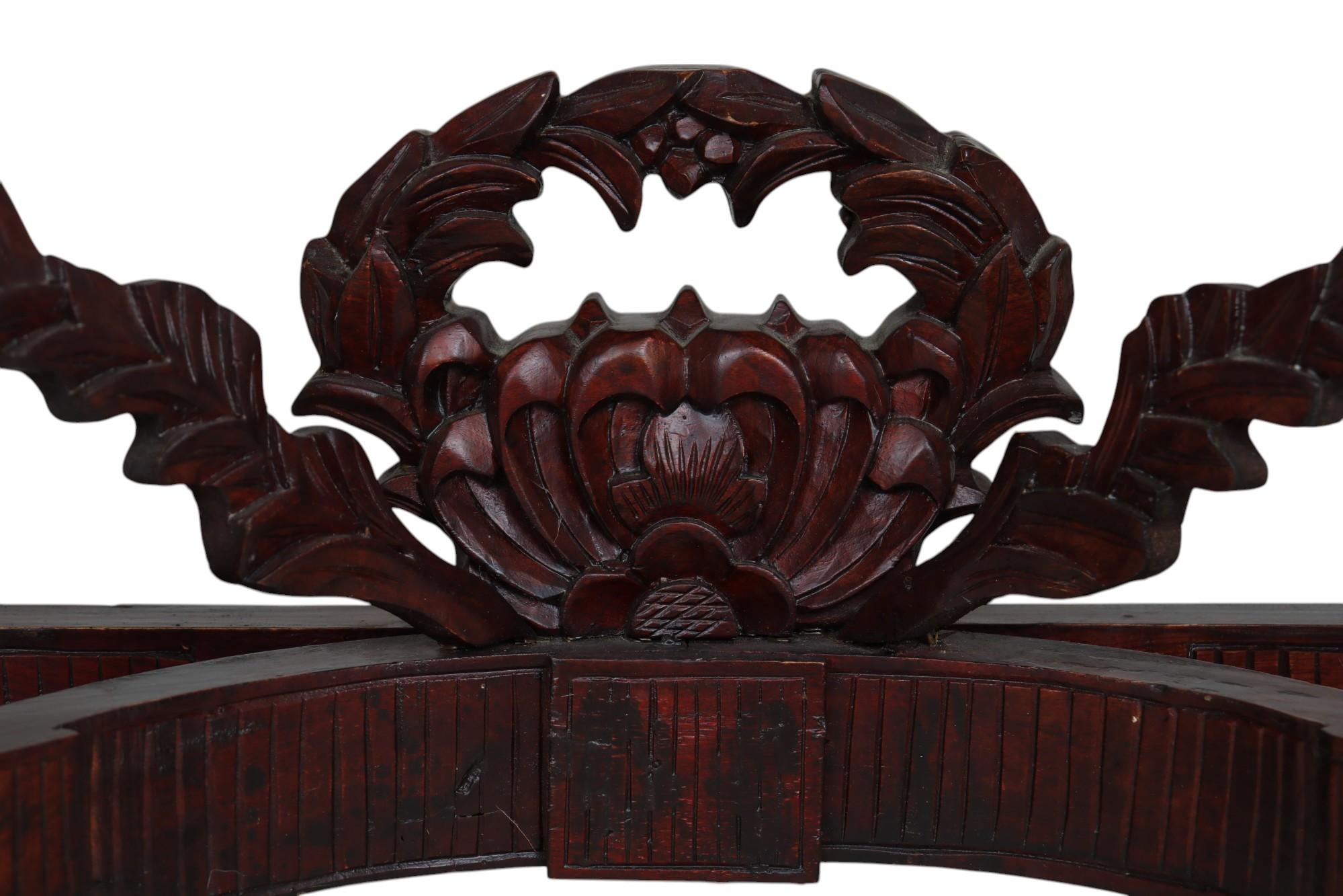 Louis XVI Style Marble Top Hall Table For Sale 4