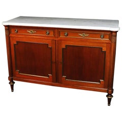 Louis XVI Style Marble-Top Server