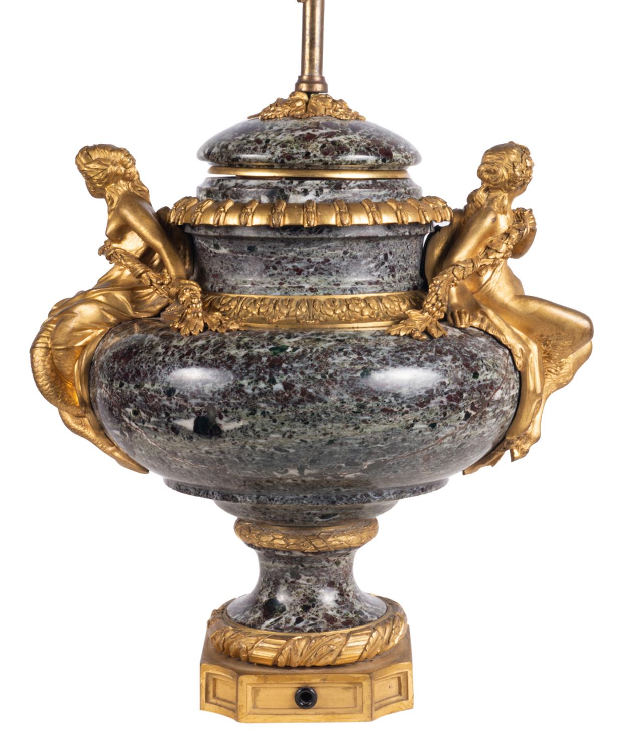 Louis XVI Style Marble Urn / Lamp 5