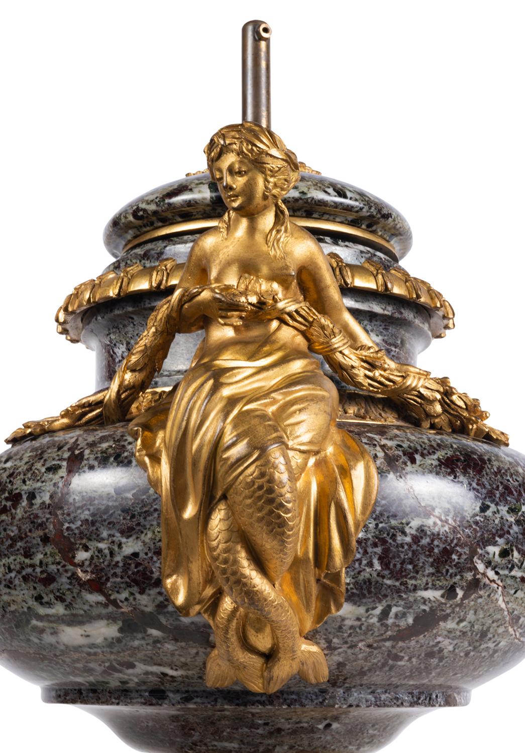 Louis XVI Style Marble Urn / Lamp 9