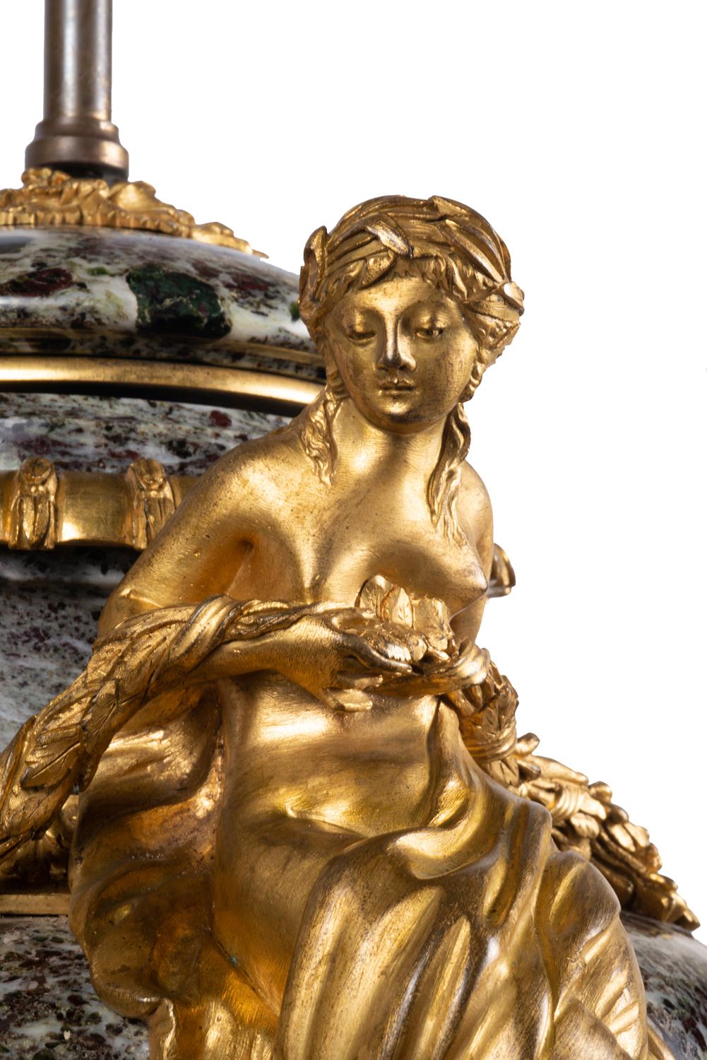 Louis XVI Style Marble Urn / Lamp 10