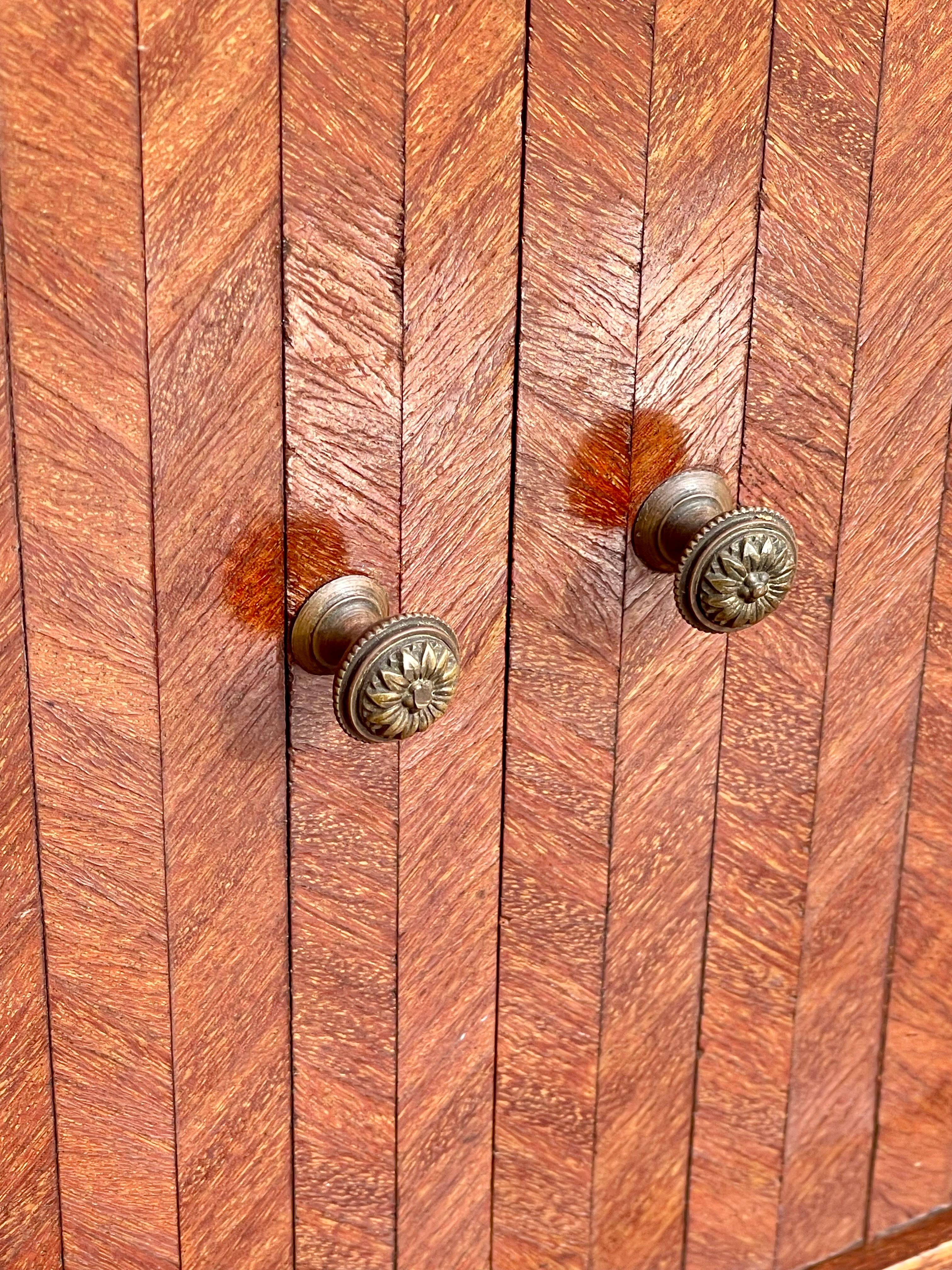 Scrivania intarsiata in stile Luigi XVI/bonheur Du Jour in vendita 9