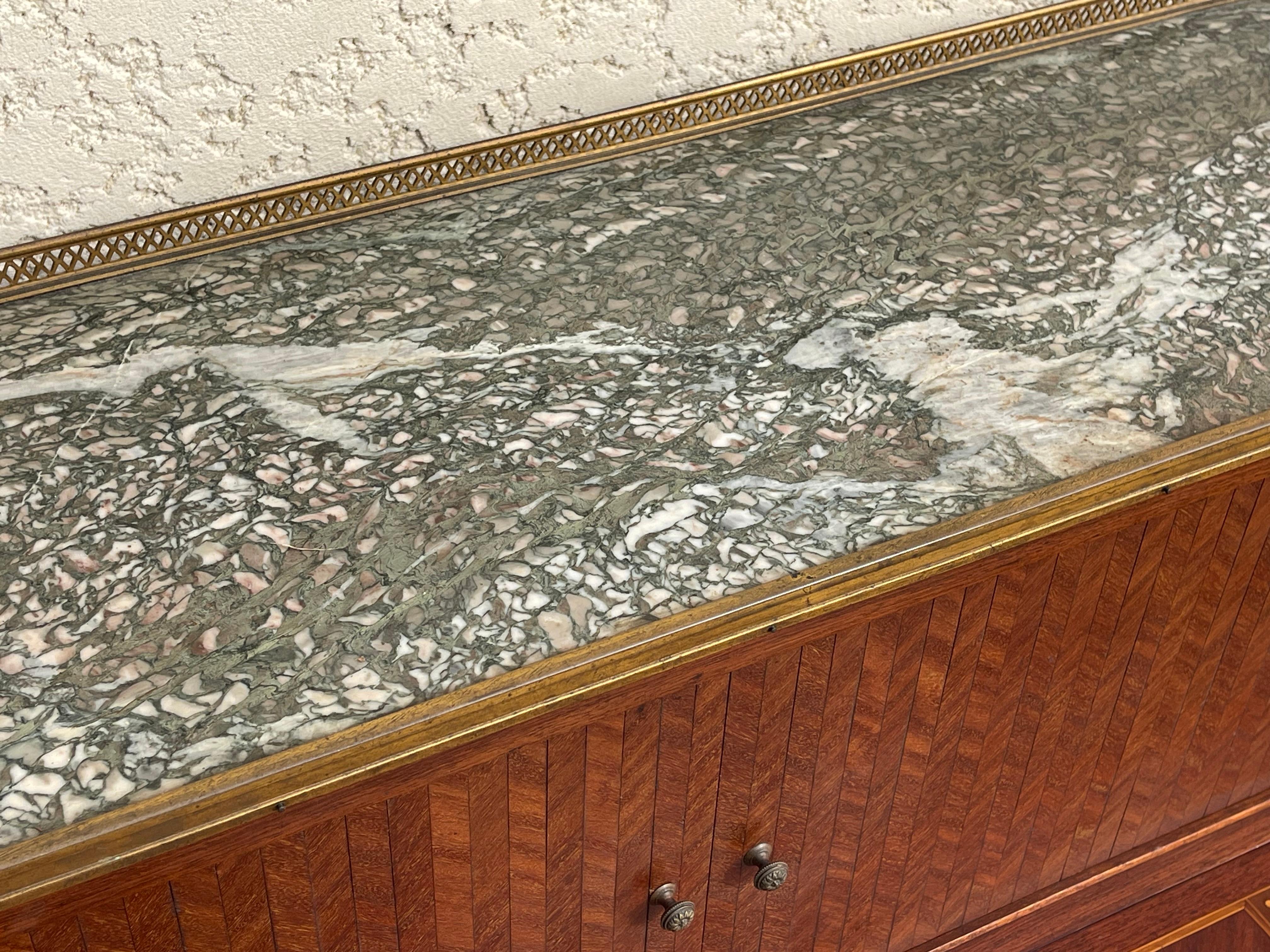 Scrivania intarsiata in stile Luigi XVI/bonheur Du Jour in vendita 10