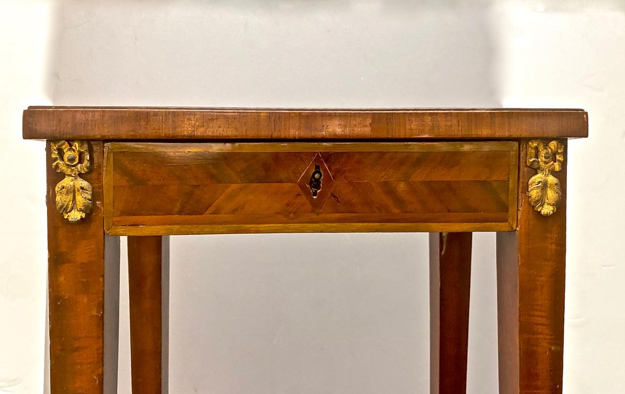 Louis XVI-Style Marquetry Stand 1
