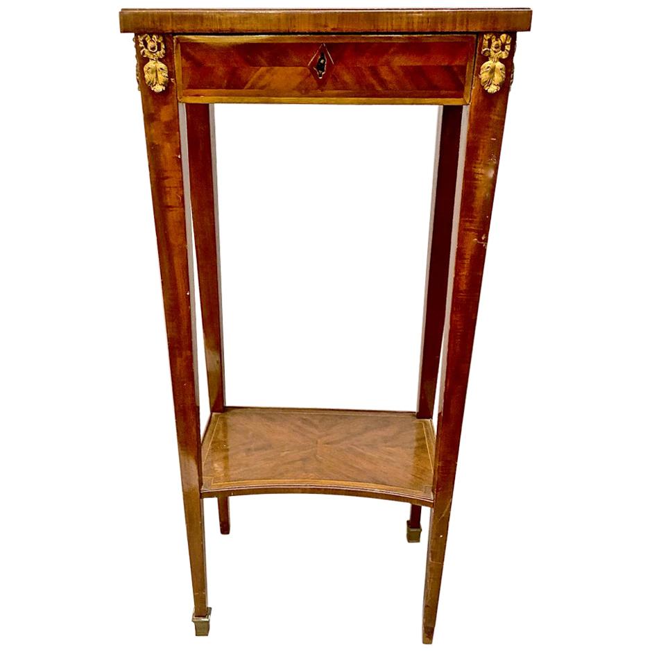 Louis XVI-Style Marquetry Stand