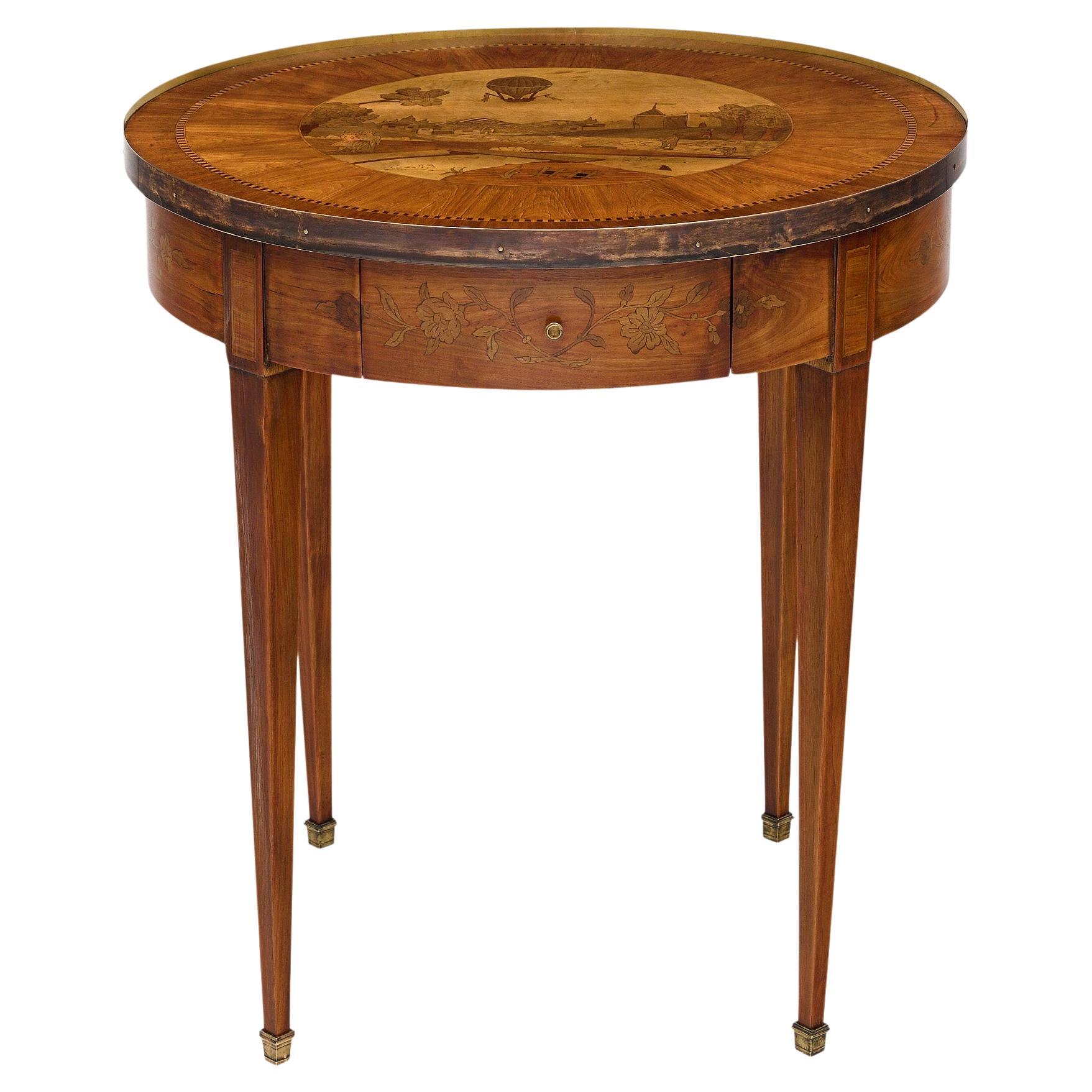 Louis XVI Style Marquetry Table