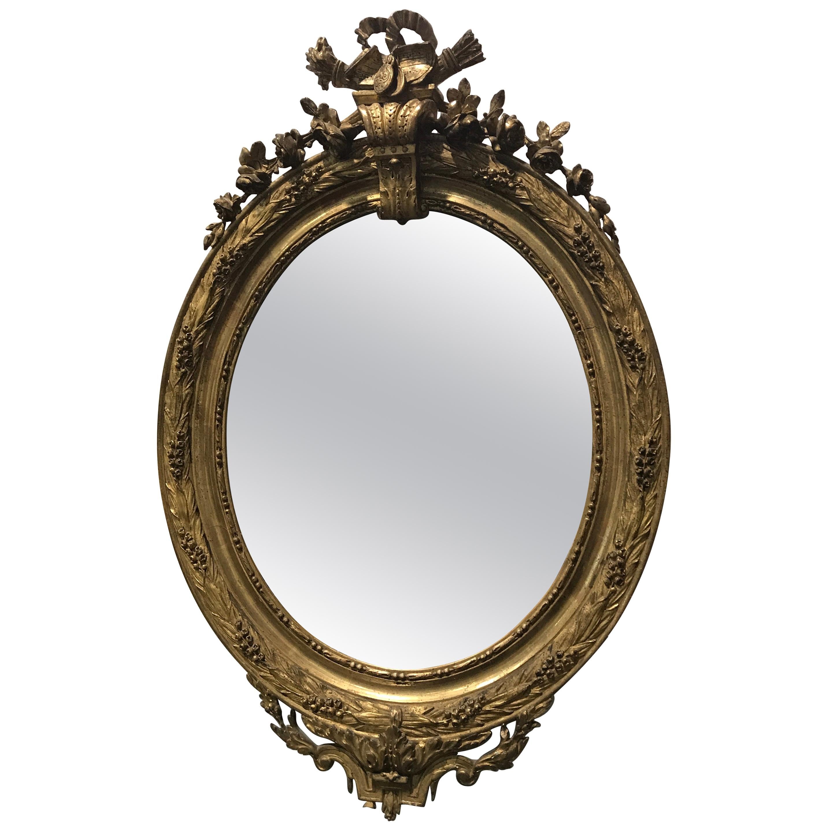 Louis XVI Style Mirror, France, 19th Century