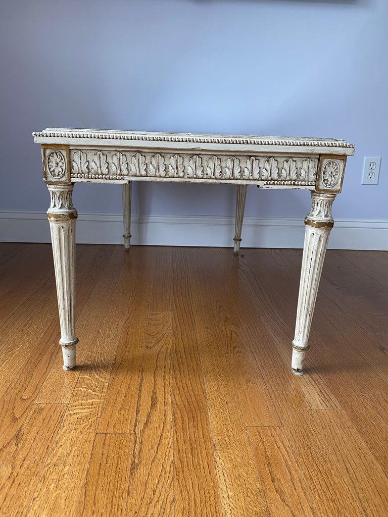 Louis XVI Style Mirrored Coffee Table at 1stDibs
