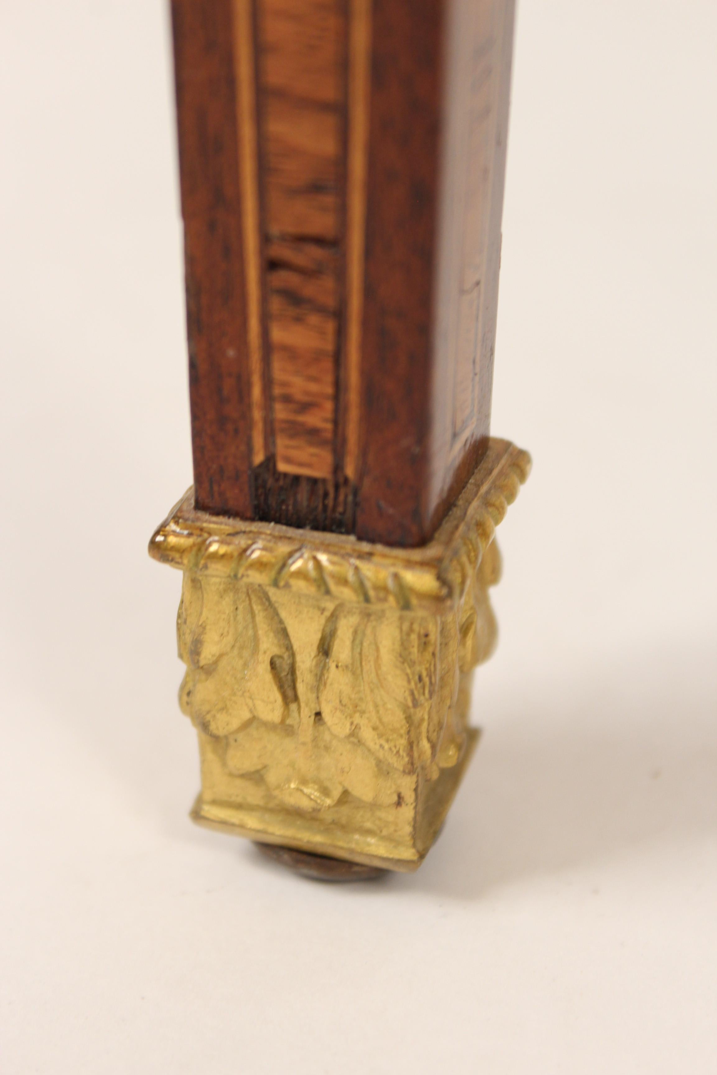 Louis XVI Style Napkin Fold Games Table, Signed Haentges, Paris 7