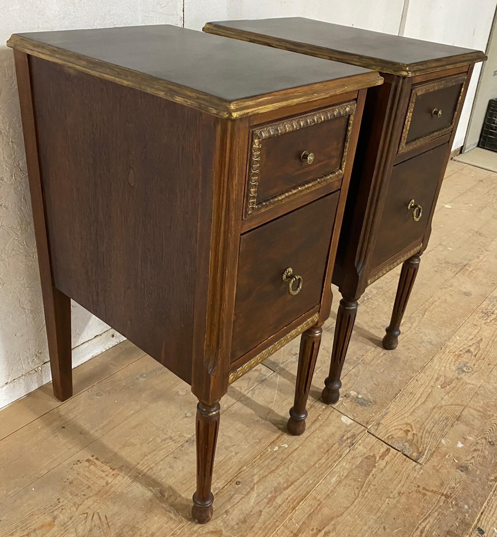 Louis XVI Style Nightstands For Sale 4