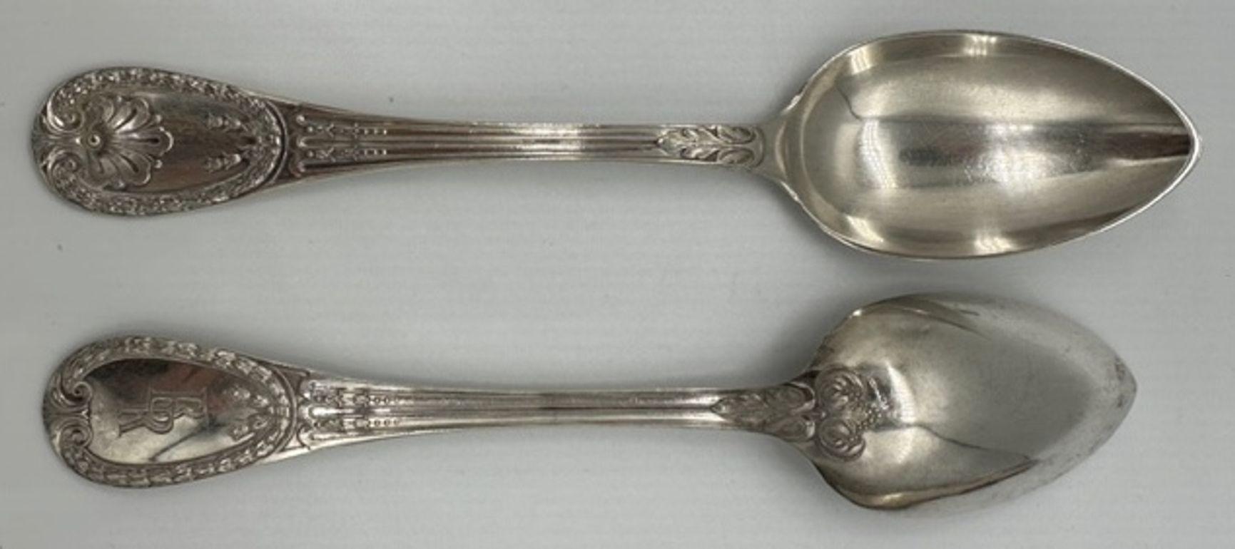 Louis XVI Style Odiot Rare French Louveciennes Silver Flatware For Sale 10