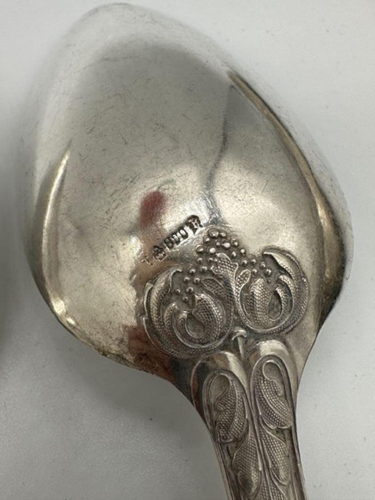Louis XVI Style Odiot Rare French Louveciennes Silver Flatware For Sale 11
