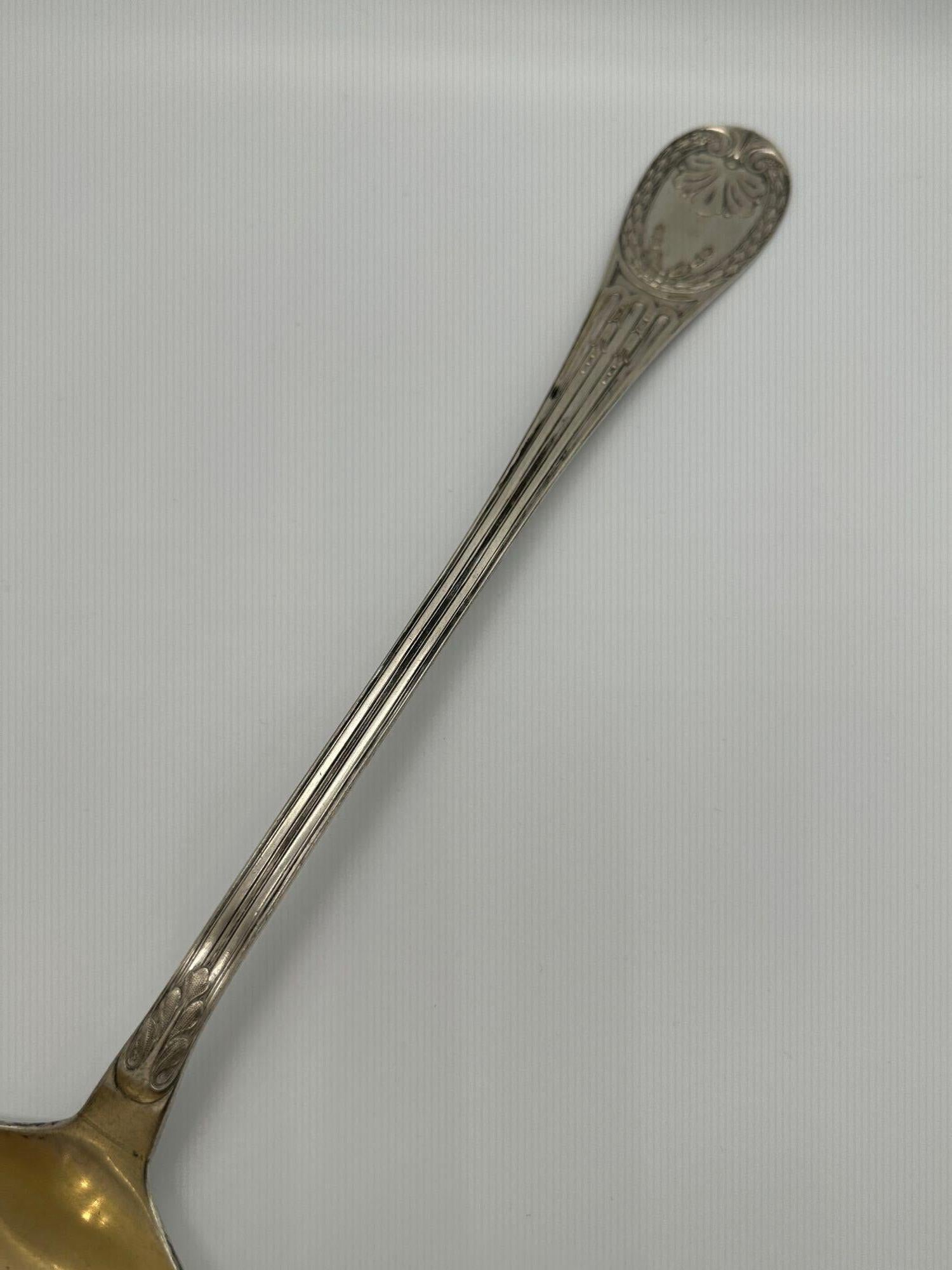 Louis XVI Style Odiot Rare French Louveciennes Silver Flatware For Sale 2