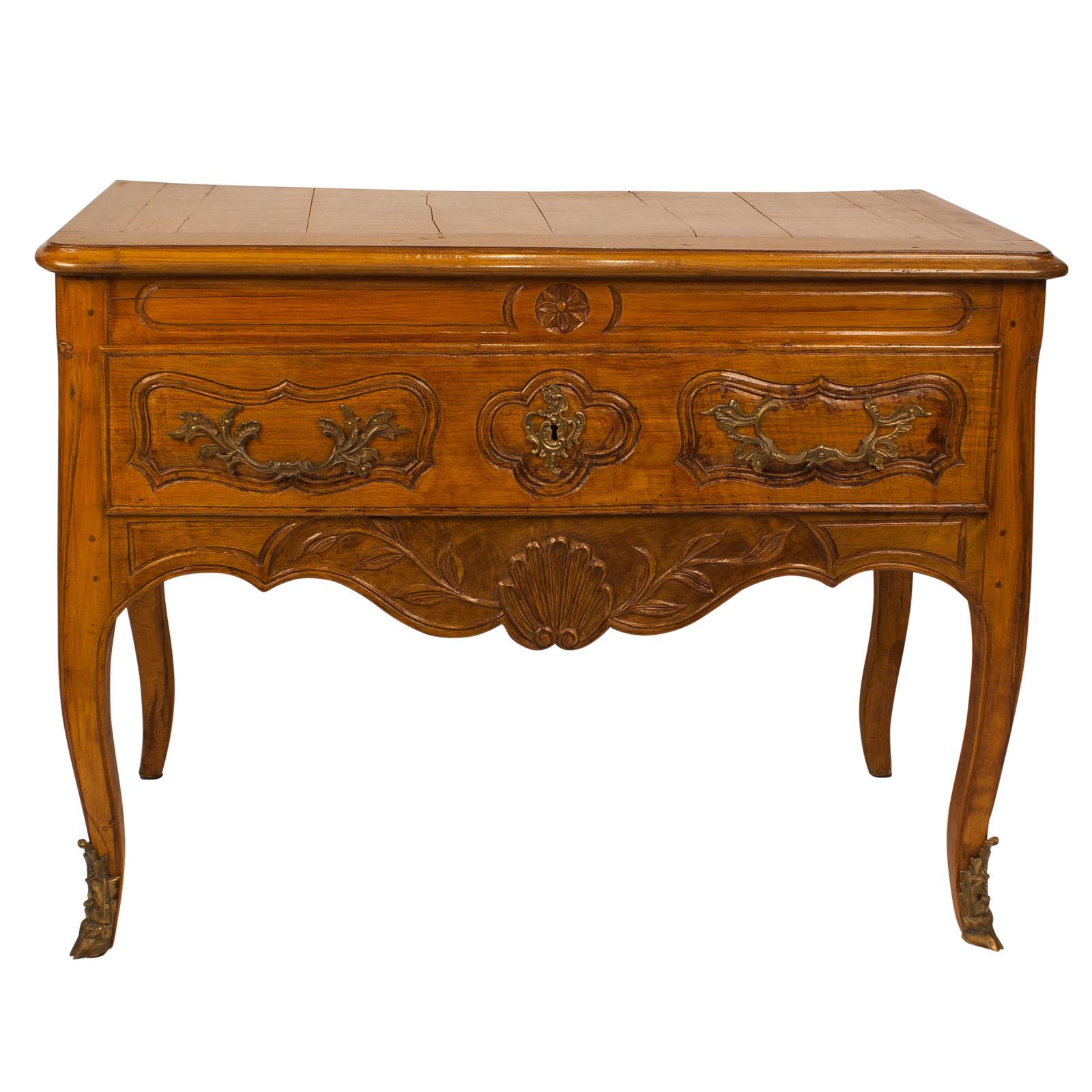 Louis XVI Style One Drawer Table, Italy, 19th Century