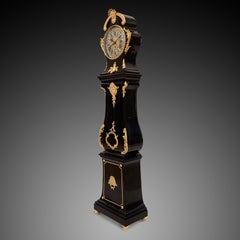 Louis XVI Style Ormolu Mounted Long Case Clock by H&F À PARIS