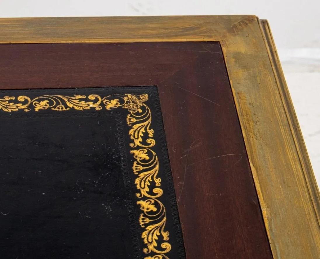 Louis XVI style Ormolu mounted Mahogany Desk attr. to Maison Jansen In Good Condition For Sale In Greenwich, CT