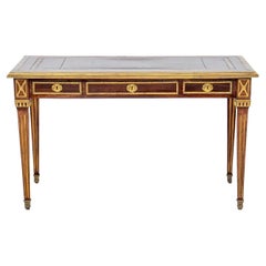 Louis XVI style Ormolu mounted Mahogany Desk attr. to Maison Jansen