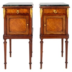 Antique Louis XVI Style Ormolu-Mounted Parquetry Tables, 2