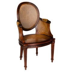 Louis XVI Style Oval Armchair, 18th Century