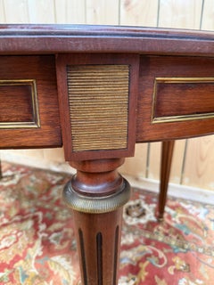 Louis XVI style oval dining table