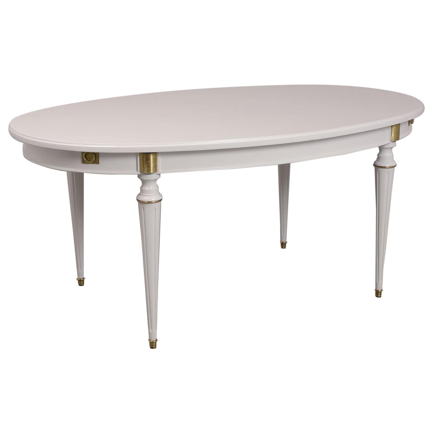 Louis XVI Style Oval Dining Table