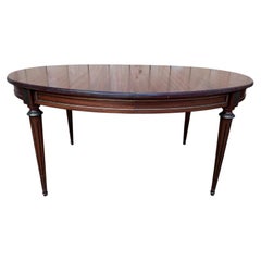 Louis XVI style oval dining table