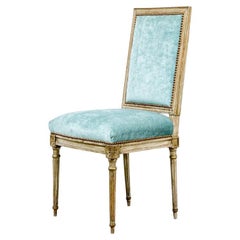 Louis XVI Style Paint Decorated Side Chair