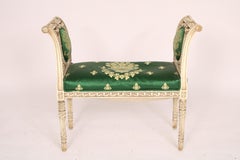 Banc peint de style Louis XVI