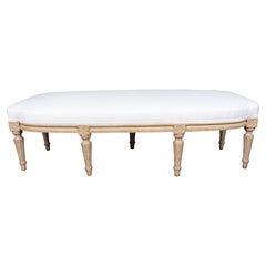 Louis XVI Style Painted Bench