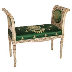 Louis XVI Style Painted Bench
