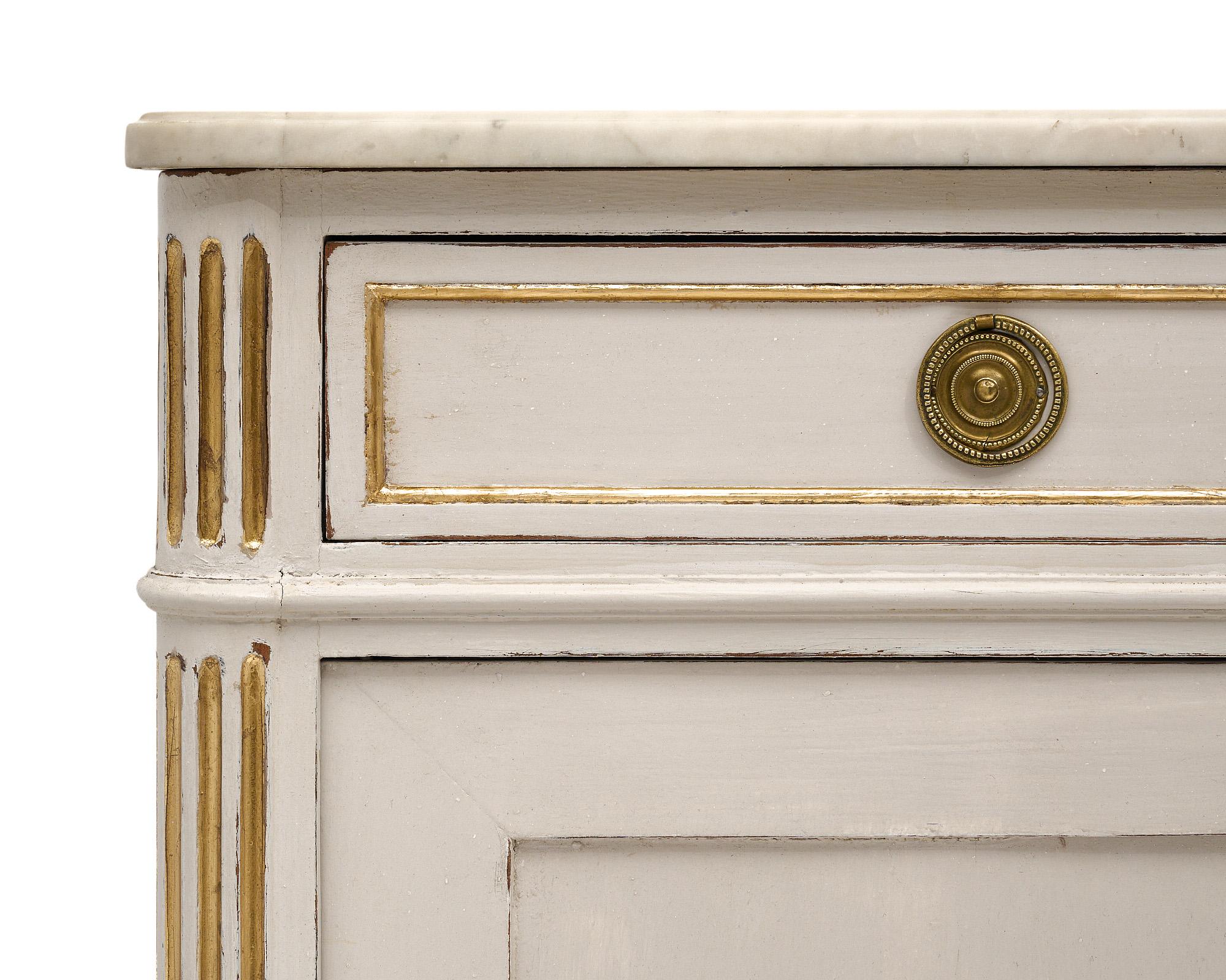 Louis XVI Style Painted Buffet 1