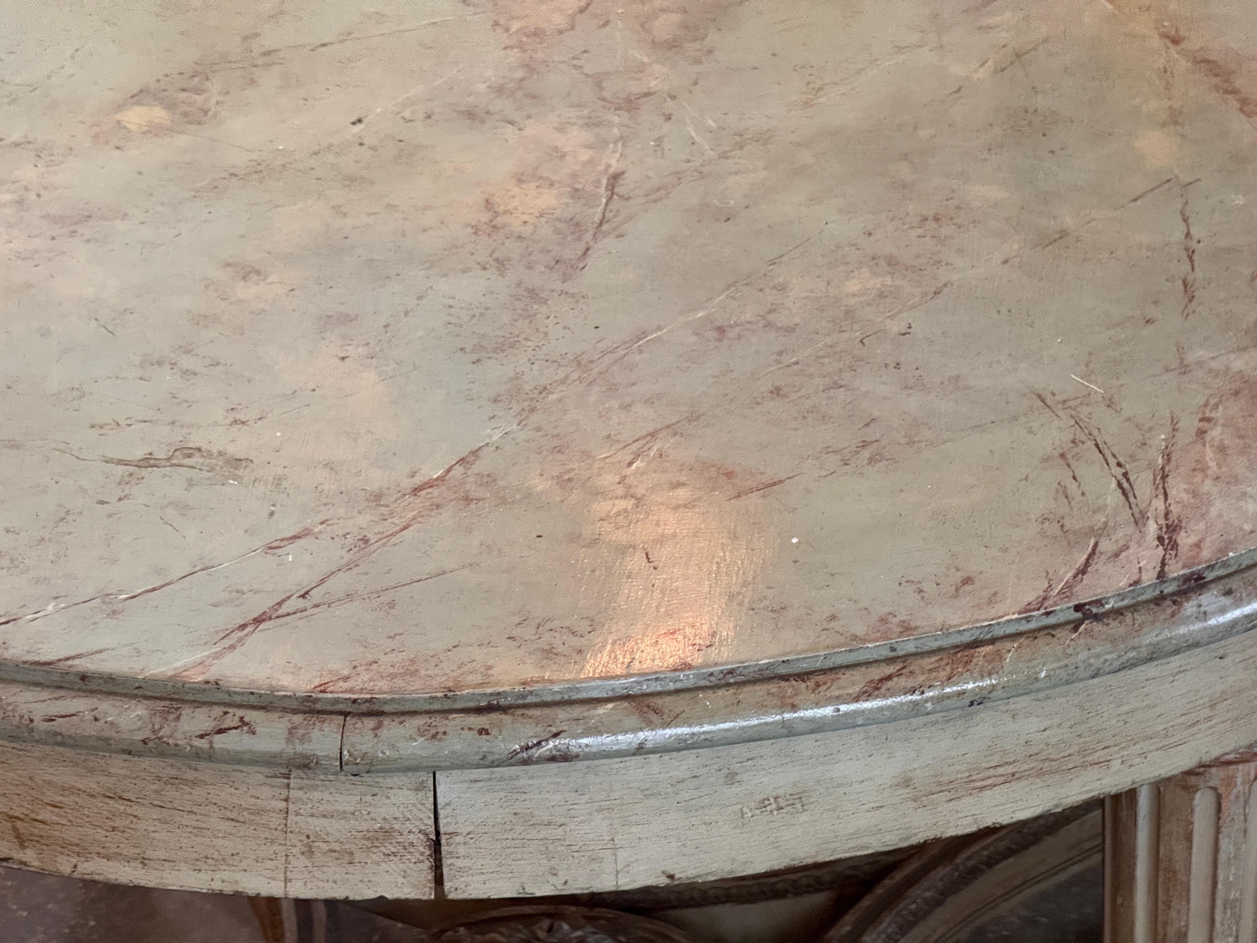 Louis XVI Style Painted Center Table en vente 2