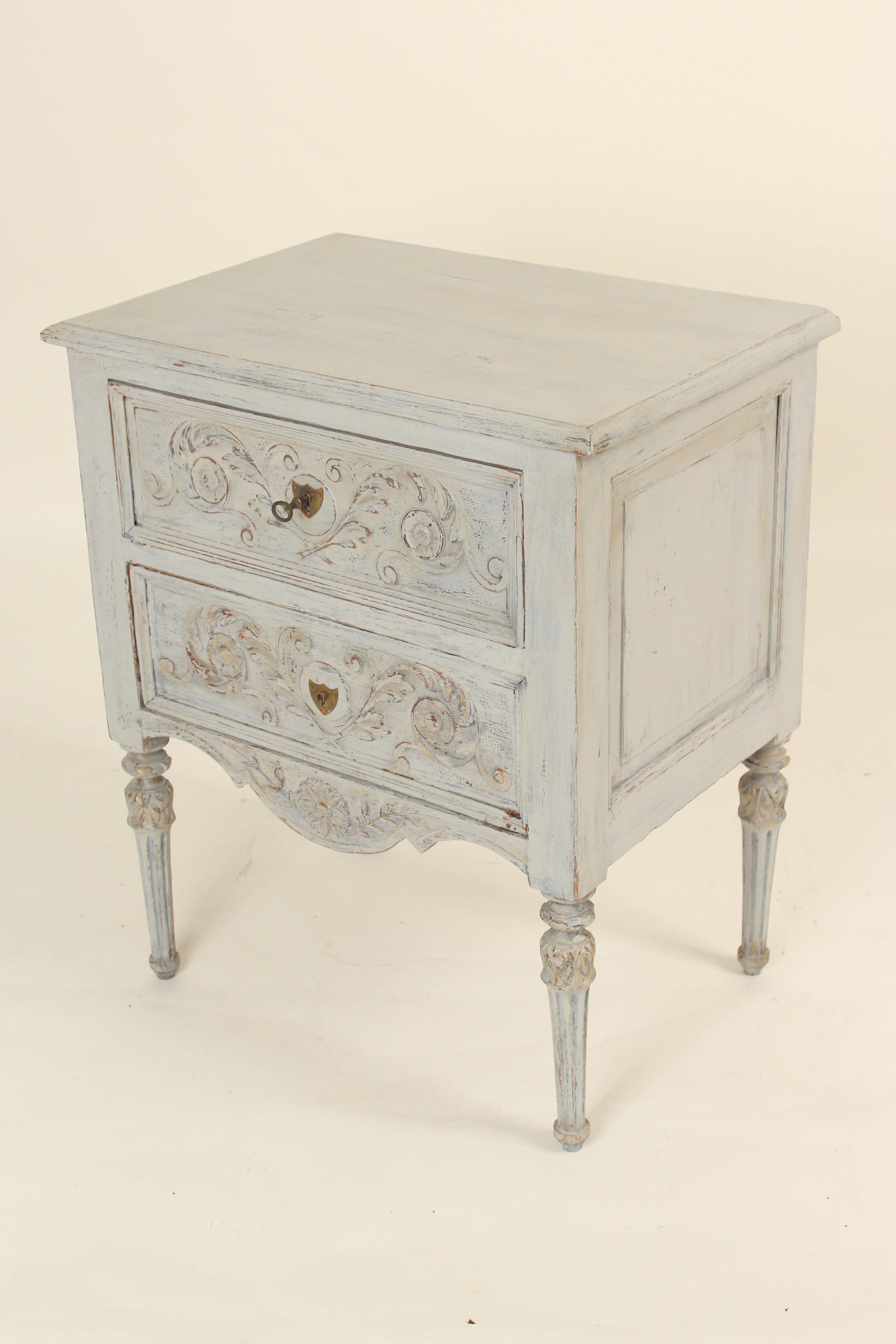 European Louis XVI Style Painted Chest of Drawers